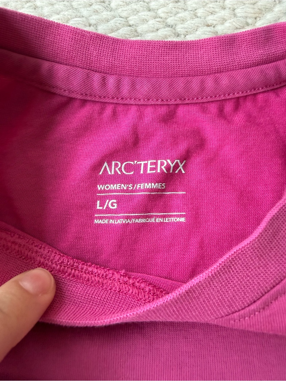 Arc'teryx Women's System A Long Sleeve Alesa T-Shirt in Pink sz L - Picture 4 of 7